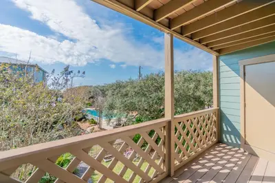 a view from the balcony of a house at Inlet Dunes 204 l Community Pool l Across From The Beach in Inlet Beach