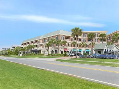 a building on the side of a road at Seacrest 6 l Beachfront l Bike to Alys and Rosemary Beach in Seacrest