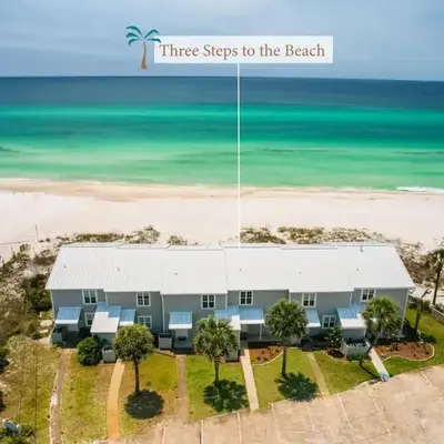 Three Steps to the Beach l Beachfront l Steps To The Beach l Includes 2 Bikes