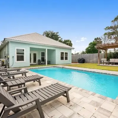 Beach House with Private Pool - Sunny Sands by Panhandle Getaways