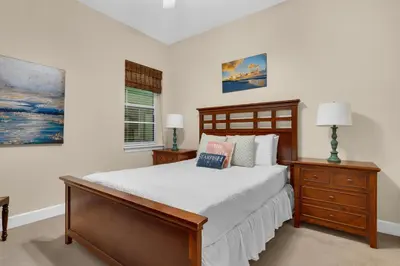 a bedroom with a large bed and two night stands at 30A-Sea La Vie-Seagrove Highlands 2302 in Santa Rosa Beach