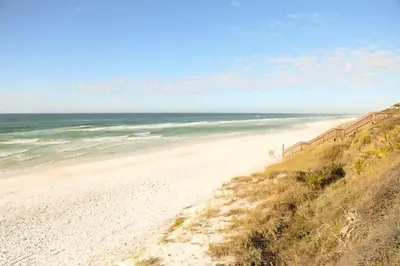 a sandy beach with the ocean in the background at 2 The Sea- Private Beach- Pool in Santa Rosa Beach