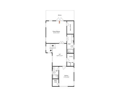 a floor plan of a house at Sugar Sands in Panama City Beach