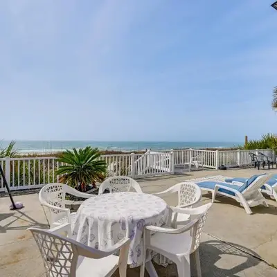 Two by Sea Beachfront Private Home with Courtyard!