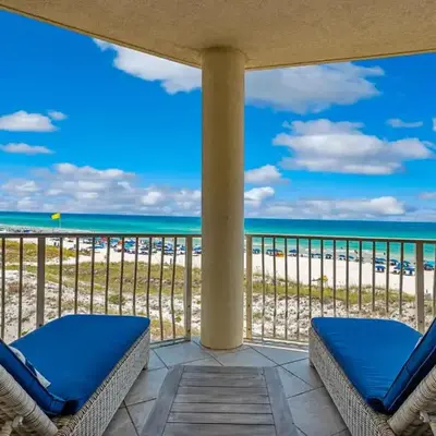 Stunning beachfront condo with shared pool & beach access