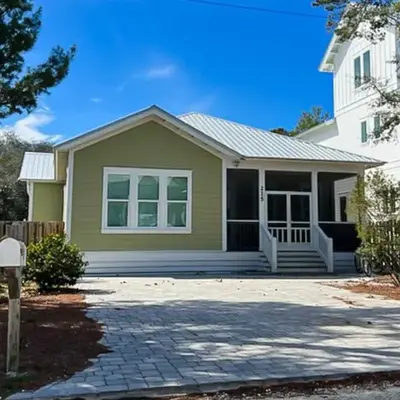 Spacious open concept one story home with pool bikes grill and pet friendly