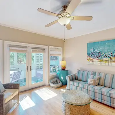 2nd-floor condo near beach with outdoor pool tennis balcony washer&dryer AC