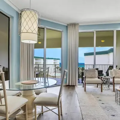 Dunes of Seagrove condo with pool hot tub sauna gym & tennis pickleball
