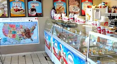 a fast food restaurant with a counter with food at Aquavista 304W in Panama City Beach