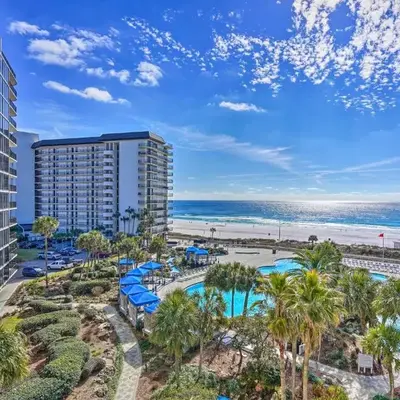 Chic PCB Condo with Pool Access and Beachfront Balcony
