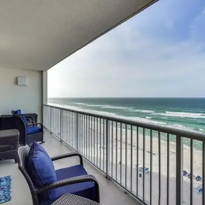 Gulf Views! 9th-Floor Majestic Beach Resort Condo