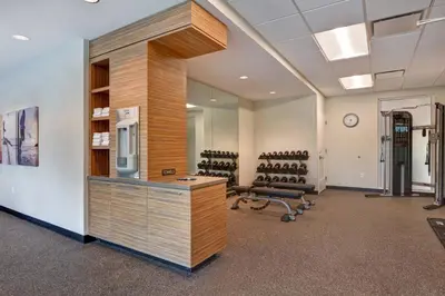 a large room with a wine tasting room at TownePlace Suites by Marriott Panama City Beach Pier Park in Panama City Beach