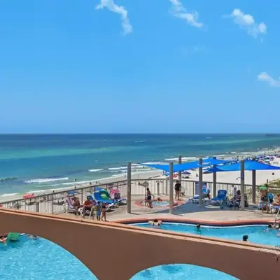 Brightly Furnished Beachfront Condominium by Brightwild