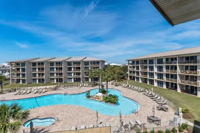 an image of the pool at the resort at High Pointe Resort 414 in Rosemary Beach
