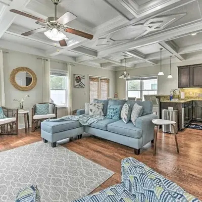 Half Mi to Inlet Beach Home with Grill and Fire Pit