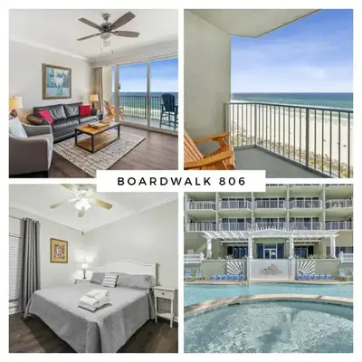 Boardwalk Beach Resort #806 by Book That Condo