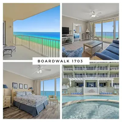 Boardwalk Beach Resort #1703 by Book That Condo