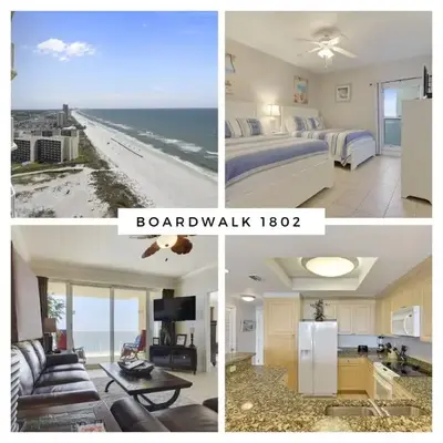 Boardwalk Beach Resort #1802 by Book That Condo