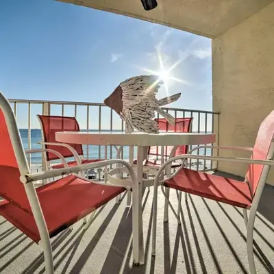 Beachfront PCB Escape with Free Beach Chair Services