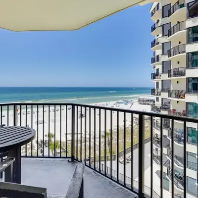 Beachfront Panama City Condo with Balcony and Views!