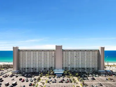 a rendering of the mgm grand hotel and casino at The Summit 726 in Panama City Beach