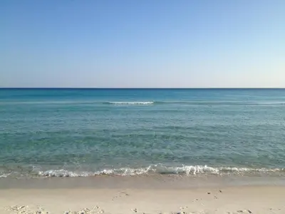 a view of the ocean from the beach at Beach Daze in Panama City Beach