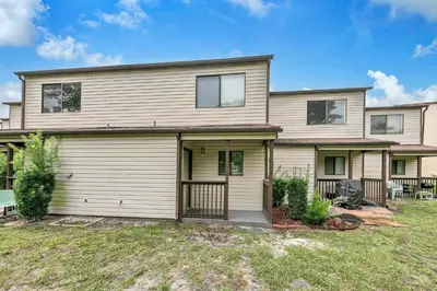 a large house with a garage at Portside R4 in Panama City Beach