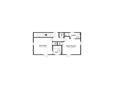 a floor plan of a house at Bungalows at Seagrove #132 - Kruks Fanta Sea in Seagrove Beach