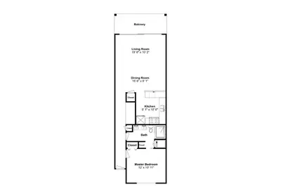 a rendering of a floor plan of a house at Commodores Retreat #205 in Santa Rosa Beach