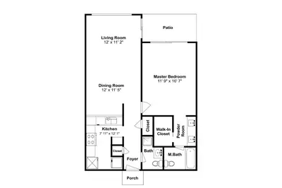 a floor plan of a house at Edgewater Villa #2003 in Panama City Beach