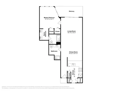 a floor plan of a house at Edgewater Tower III #704 in Panama City Beach