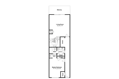 a floor plan of a house at Summit Beach Resort in Panama City Beach