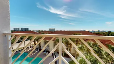 a view from the balcony of a resort at Near Pier Park and Beach - Pools Onsite - FLPCB66 in Panama City Beach
