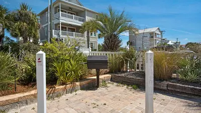 a house with a mailbox in front of it at Leeward I Unit 8 in Santa Rosa Beach