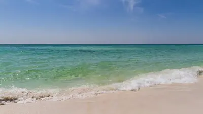 a view of the ocean from the beach at Beachcrest 1102 in Santa Rosa Beach