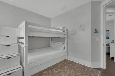 a white bunk bed in a room at 9 Prairie Pass in Santa Rosa Beach
