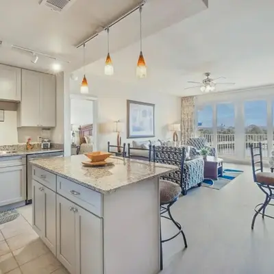 Stunning Resort Low Floor Condo! Sleeps 8! Steps 2 Beach & Restaurants! by Dolce Vita Getaways PCB