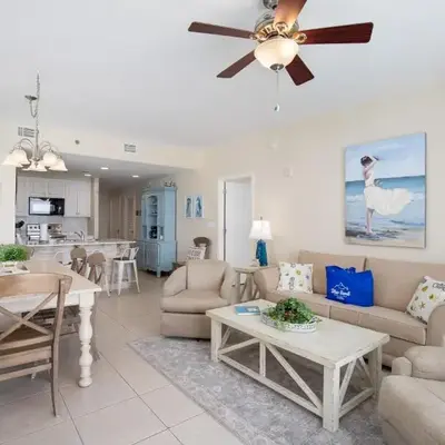 Water Park On-Site! 2 Beachfront Master Suites! Corner Balcony Views!