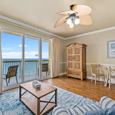 Right Across The Street From Pier Park! 2 Pools Overlooking Gulf!Next To Pier