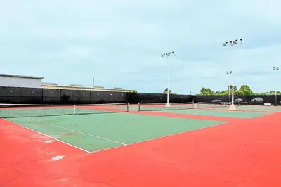 two tennis courts on a tennis court at Pinnacle Port C1-502 in Panama City Beach